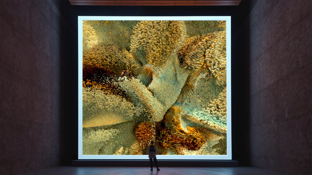 View full screen - View 1 of Lot 10. Machine Hallucinations – Space | Chapter II: Mars (Generative AI Data Painting).