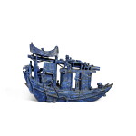 A large carved lapis lazuli boat, 19th / 20th century | 十九 / 二十世紀 青金石雕船舫擺件