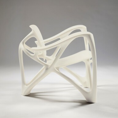 View full screen - View 1 of Lot 53. "Bone" Armchair.