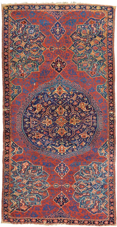 View full screen - View 1 of Lot 270. WEST ANATOLIA, An Oushak 'Medallion' carpet, second half 16th century.