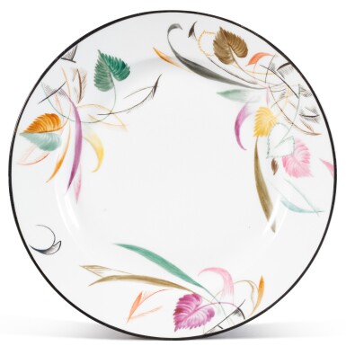 View full screen - View 1 of Lot 152. A Soviet porcelain plate, State Porcelain Factory, Petrograd, 1920.