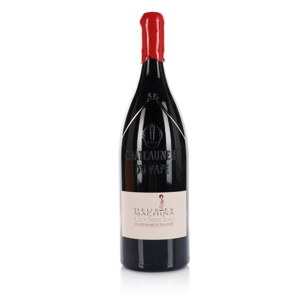 View full screen - View 1 of Lot 657. Châteauneuf du Pape, Deus Ex Machina 2008 Clos St. Jean (2 JM30).