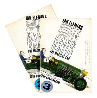 View full screen - View 1 of Lot 92. FLEMING | Chitty Chitty Bang Bang, 1964-65, corrected proofs of adventures two and three.