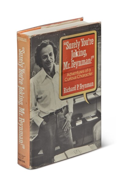 View full screen - View 1 of Lot 79. Feynman, Richard P. "Surely You're Joking Mr. Feynman", Inscribed by Feynman to his piano tuner McQuigg.