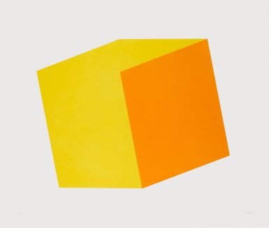 View full screen - View 1 of Lot 480. Yellow/Orange, from Series of Ten Lithographs.