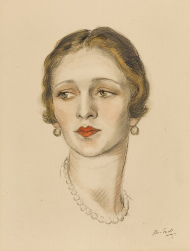 View full screen - View 1 of Lot 305. Portrait of a lady, traditionally identified as the daughter of Captain Smith of the titanic.