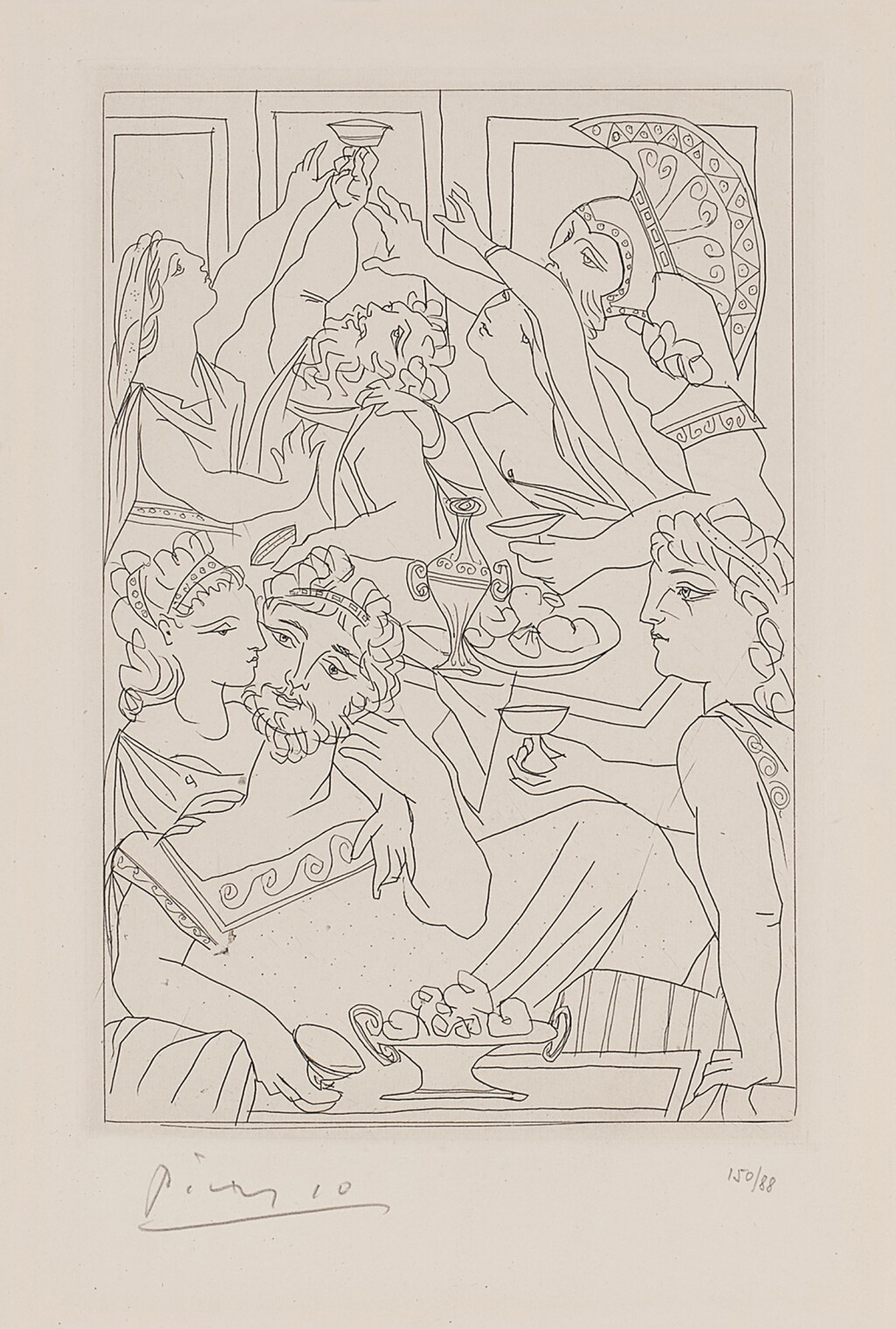 View full screen - View 1 of Lot 612. Le Festin, from Lysistrata.