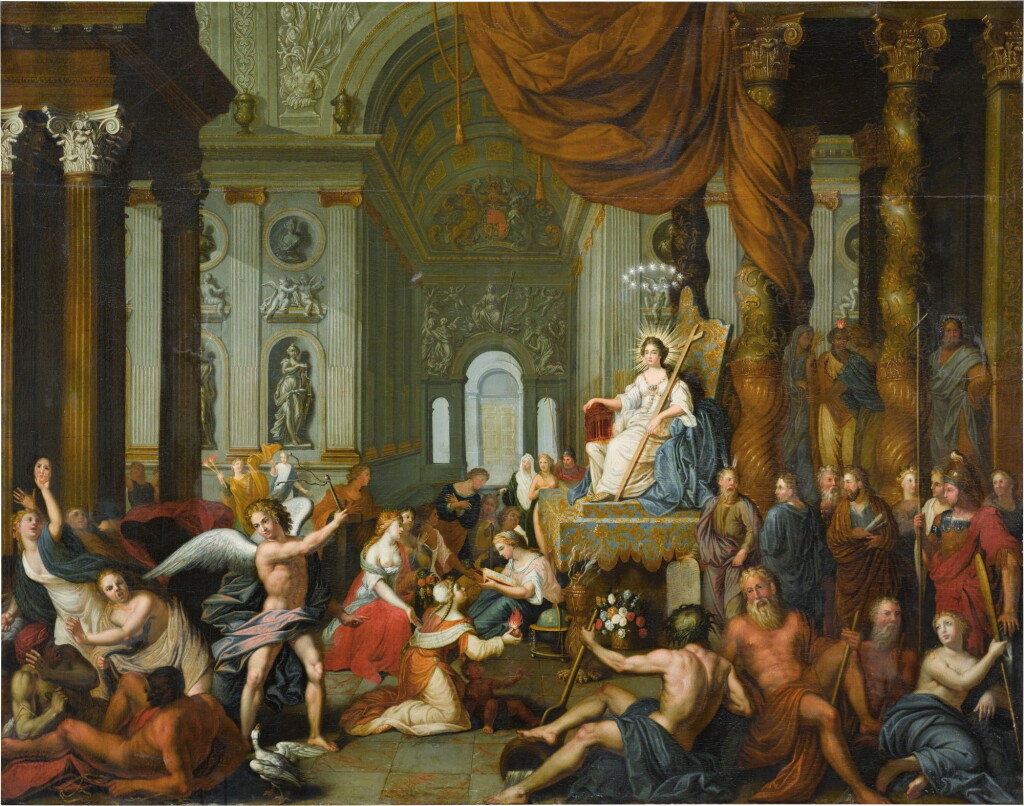 View full screen - View 1 of Lot 419. An Allegory of the Church of England.