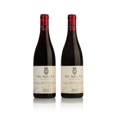 View full screen - View 1 of Lot 375. Musigny, Cuvée Vieilles Vignes 2015 Comte Georges de Vogüé (2 BT).