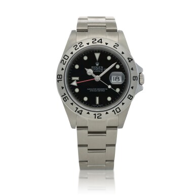 View full screen - View 1 of Lot 642. 'SRR' Explorer II, Ref. 16570 Limited edition stainless steel wristwatch with date, 24 hour indication and bracelet made for the Special Reconnaissance Regiment Circa 2007.