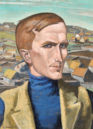 View full screen - View 1 of Lot 13. HARRY KERNOFF, R.H.A. | PORTRAIT OF LIAM O’FLAHERTY.