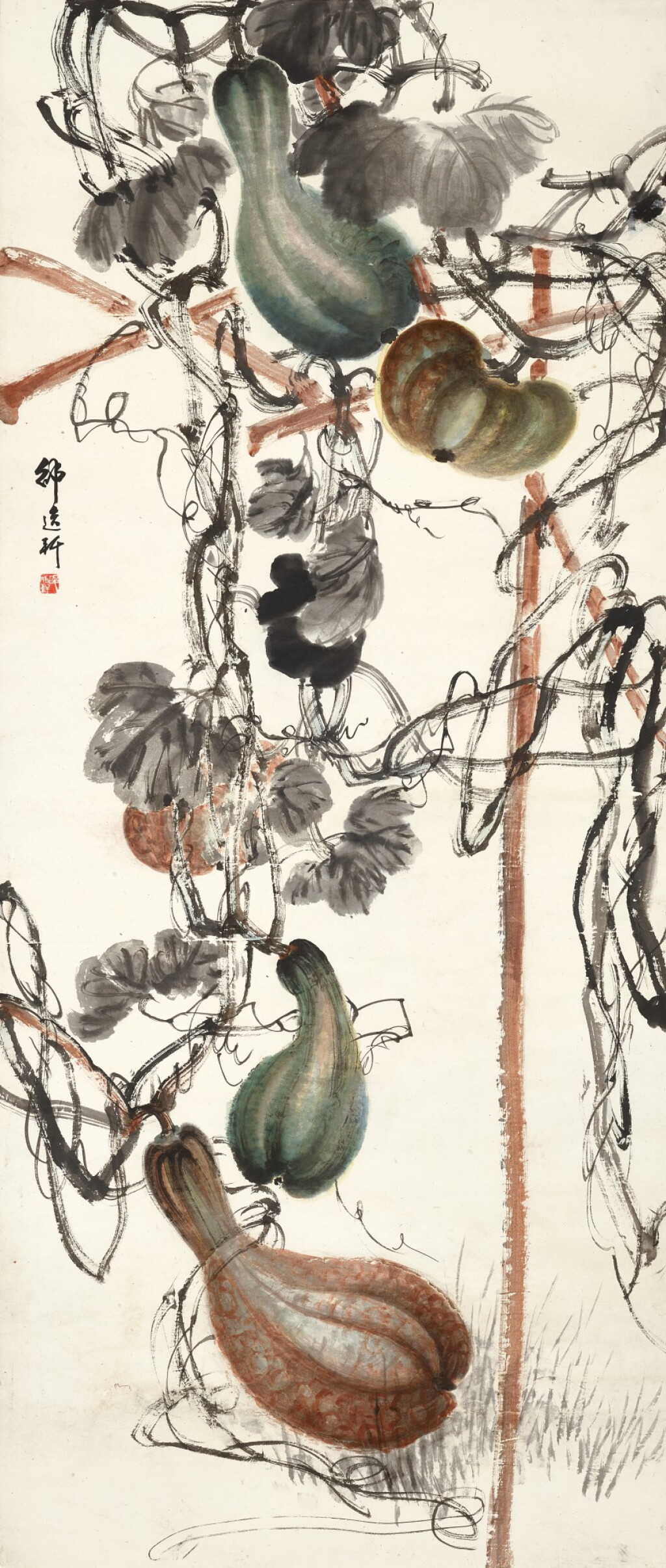 View full screen - View 1 of Lot 2718. Shao Yixuan 邵逸軒 | Gourds 瓜瓞綿綿.