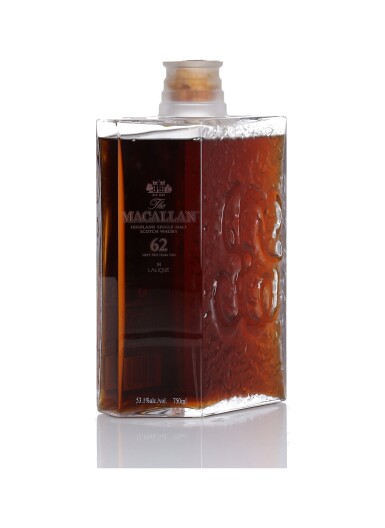 View full screen - View 1 of Lot 1. The Macallan 62 Year Old in Lalique, Six Pillars, Fifth Edition 53.1 abv NV (1 BT 75cl).