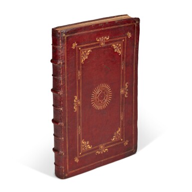 View full screen - View 1 of Lot 1710. Giovio, Historiarum sui temporis tomus primus, Florence, 1550, contemporary Venetian russet morocco gilt .