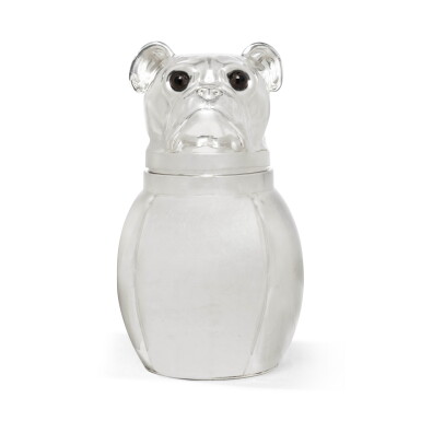View full screen - View 1 of Lot 104. An Italian silver-plated Bulldog wine cooler, 20th century.