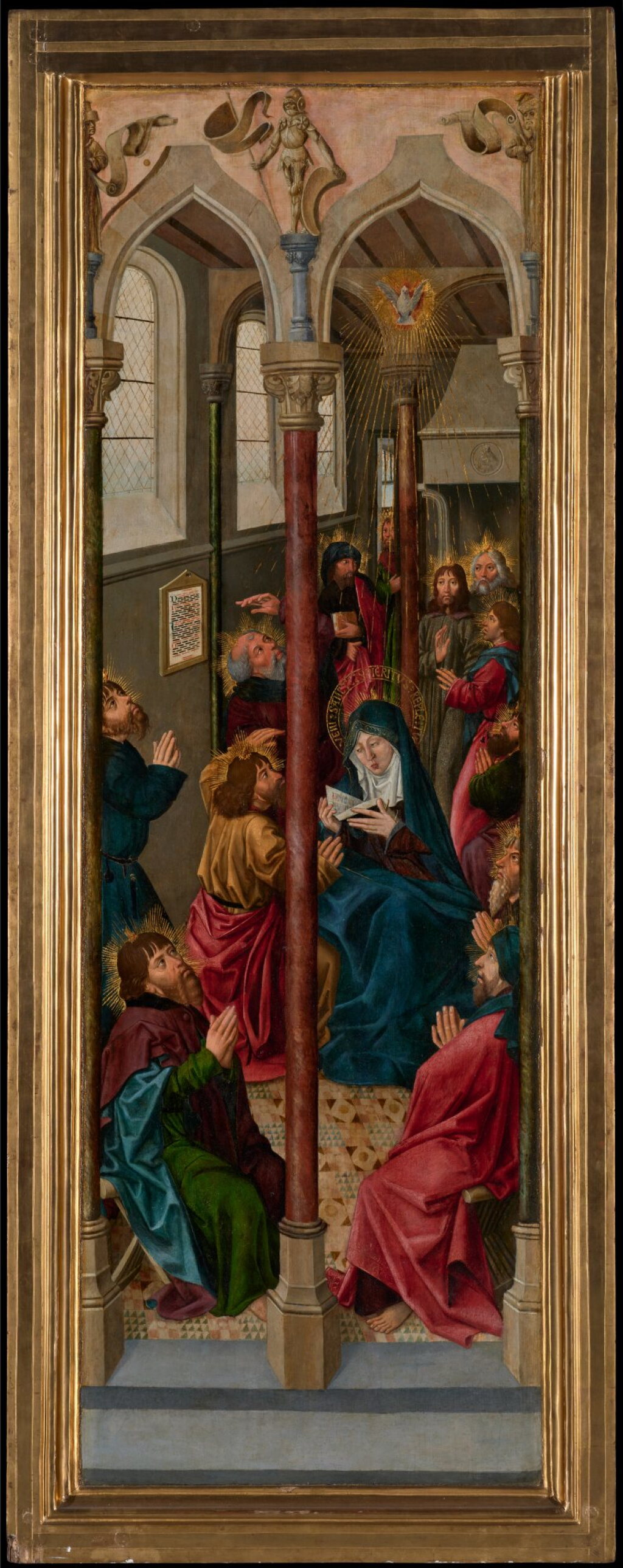 View full screen - View 1 of Lot 102. An Altar wing | Panneau de retable.
