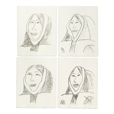 View full screen - View 1 of Lot 132. Une fête en Cimmérie. 1963. En feuilles. 31 lithographies. Tirage limité à 130 exemplaires..