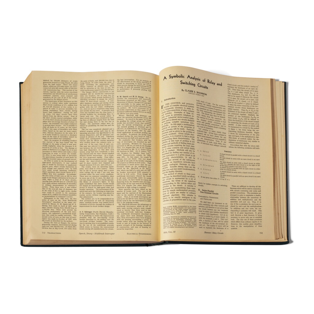 View full screen - View 1 of Lot 33. Claude Shannon.