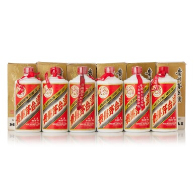 View full screen - View 1 of Lot 3763. 1985年產 "飛天牌"貴州茅台酒 Kweichow Flying Fairy Moutai 1985 (6 BT50).