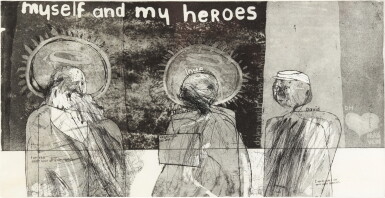 全萤幕检视 - 查看143DAVID HOCKNEY, R.A. | MYSELF AND MY HEROES (S.A.C., MCA TOKYO 4)的1