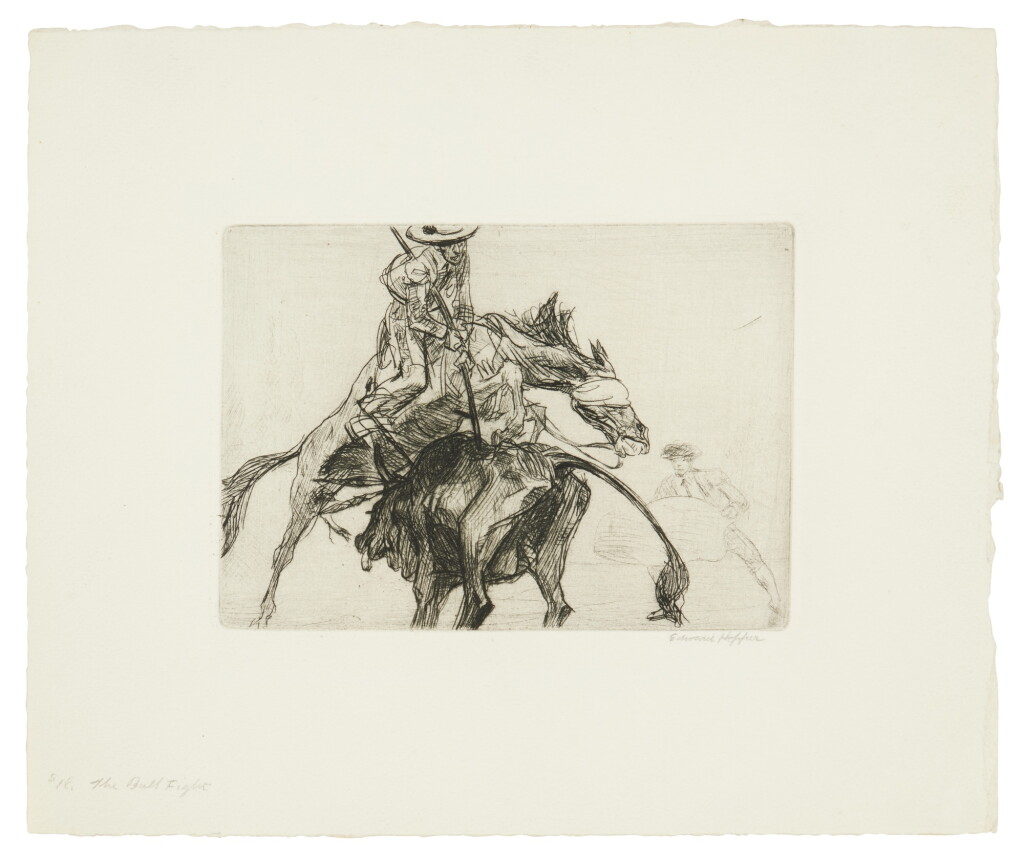 View full screen - View 1 of Lot 12. The Bull Fight (Levin 50; Zigrosser 3).