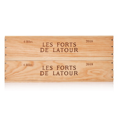 View full screen - View 1 of Lot 6823. Les Forts de Latour 2018 (6 BT).