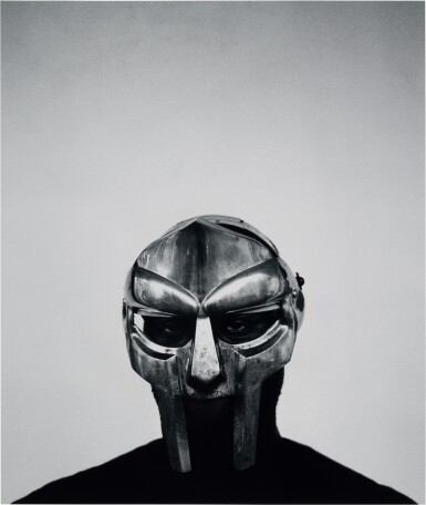 View full screen - View 1 of Lot 120. Oversized silver gelatin print of MF DOOM, Los Angeles, 2003.