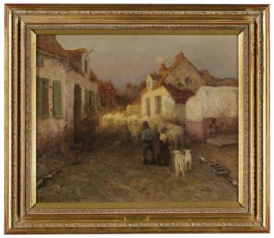 View full screen - View 1 of Lot 69. Street Scene, Étaples.