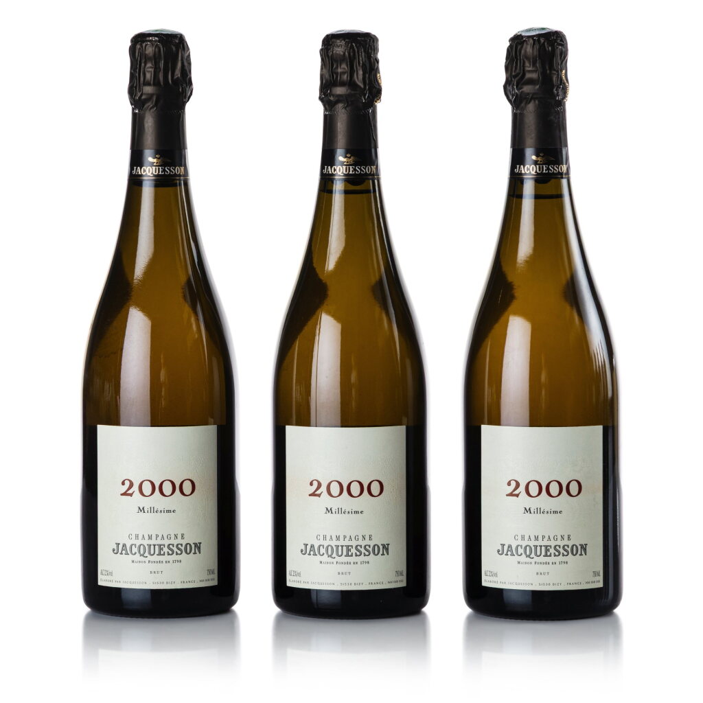 View full screen - View 1 of Lot 204. Jacquesson Brut Millésime 2000 (3 BT).