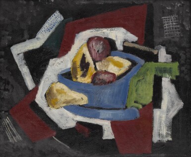 View full screen - View 1 of Lot 14. MARSDEN HARTLEY | STILL LIFE WITH BLUE BOWL.