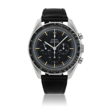 View full screen - View 1 of Lot 185. SPEEDMASTER, REF 105.012-66 STAINLESS STEEL CHRONOGRAPH WRISTWATCH CIRCA 1967.