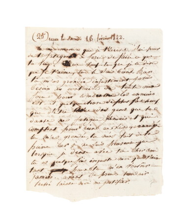 View full screen - View 1 of Lot 88. Lettres à la fiancée. Paris, 1901. Exceptionnel exemplaire sur Japon, enrichi d’un poème et de 5 lettres autographes Exemplaire sur Japon, enrichi d'un poème de Hugo et de cinq lettres autographes à Adèle Foucher etc. Reliure Marius Michel..