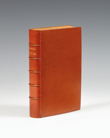 View full screen - View 1 of Lot 192. STENDHAL. Lamiel. 1889. Maroquin caramel de Semet & Plumelle. Édition originale. 1/12 ex sur hollande.
