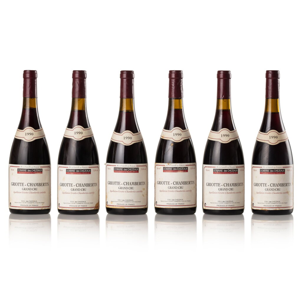 View full screen - View 1 of Lot 313. Griotte Chambertin 1990 Domaine des Chezeaux (12 BT).