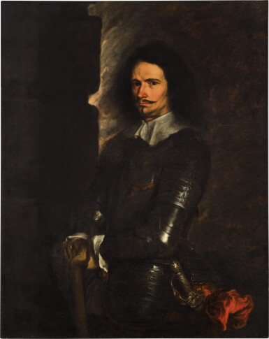 View full screen - View 1 of Lot 178. Portrait of Marchese Giovan Francesco Serra di Cassano (1609–1656) in armour.