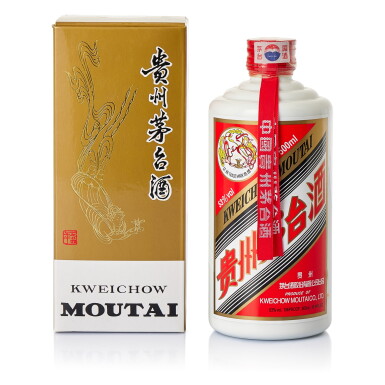 View full screen - View 1 of Lot 5575. 2000年產 "五星牌"貴州茅台酒 (鐵蓋) Kweichow Flying Fairy Moutai (Metal Cap) 2000 (1 BT50).