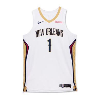 View full screen - View 1 of Lot 207. Zion Williamson New Orleans Pelicans 2023-2024 In-Season Tournament Game Worn Association Edition Jersey.