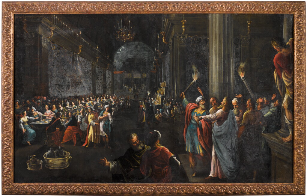 View full screen - View 1 of Lot 83. ALESSANDRO MAGANZA | Belshazzar’s feast.