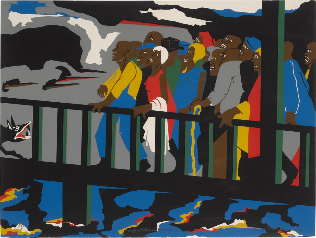 View full screen - View 1 of Lot 86. Confrontation at the Bridge (Nesbett 75-2).