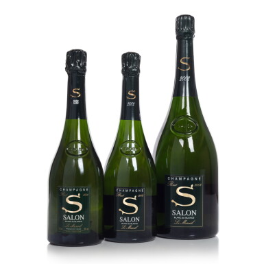 View full screen - View 1 of Lot 9403. Salon Le Mesnil, Blanc de Blancs 2002 (6 BT).