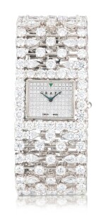 'Graff Lace' Reference MA20WGDD, Limited Edition White Gold and Diamond-Set Wristwatch | 格拉夫| Graff Lace編號MA20WGDD,限量版白金鑲鑽石腕表,約2010年製