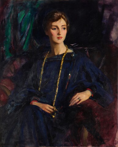 View full screen - View 1 of Lot 327. Portrait of Mrs. George Emerson Brewer Jr..