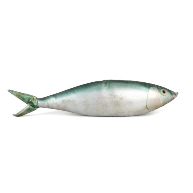View full screen - View 1 of Lot 44. Sardine cushion | Coussin Sardine.