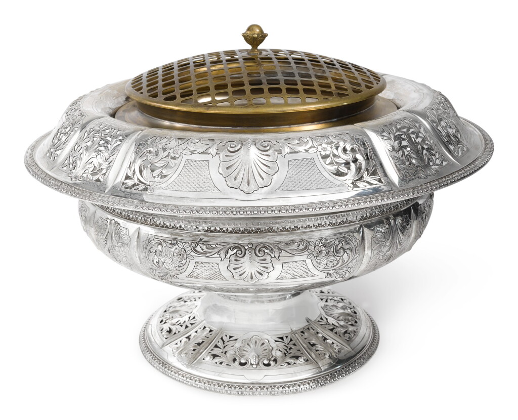 View full screen - View 1 of Lot 432. An American Silver Large Centerpiece Bowl, Bailey, Banks and Biddle Co., Philadelphia, circa 1913.