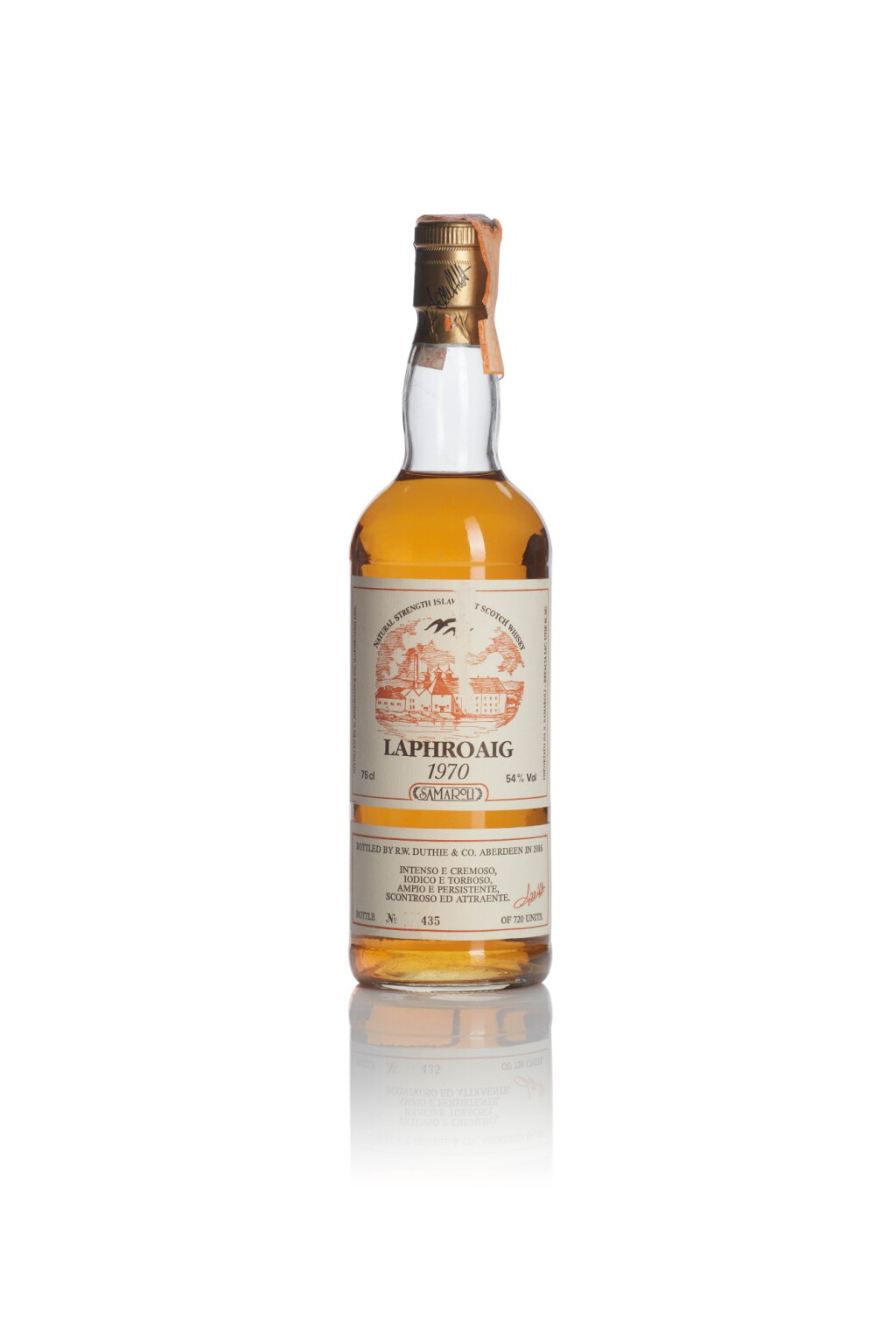 View full screen - View 1 of Lot 169. Laphroaig Samaroli 54.0 abv 1970 .
