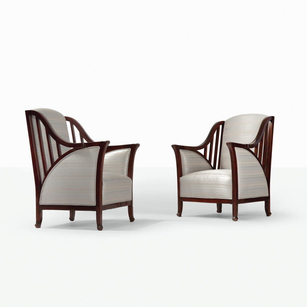 View full screen - View 1 of Lot 68. HENRY VAN DE VELDE | PAIR OF "HAVANA" ARMCHAIRS, MODEL NO. 1111.