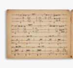 Claude Debussy | Autograph manuscript of the song “Flots, palmes, sables”, signed, 1882