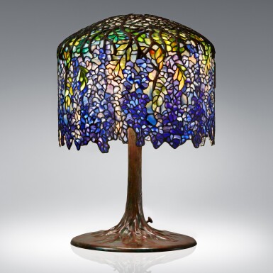View full screen - View 1 of Lot 5. "Wisteria" Table Lamp.