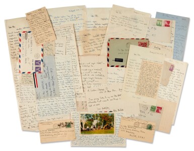 View full screen - View 1 of Lot 74. Béla Bartók. Collection of c.39 autograph letters by Ditta Bartók, and other Bartók-related material, the letters c.1942-1950, APPARENTLY UNPUBLISHED .