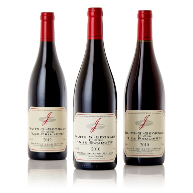 View full screen - View 1 of Lot 1101. Nuits St. Georges, Aux Boudots 2010 Jean Grivot (12 BT).